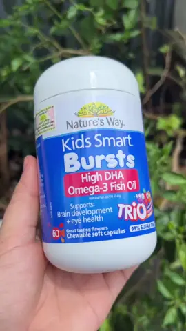 ✴️Nature’s Way Kids Smart Bursts High DHA Omega-3 Fish Oil - Hỗ trợ tốt cho não bộ và mắt (60 viên) #dha #dhakids #naturesway 