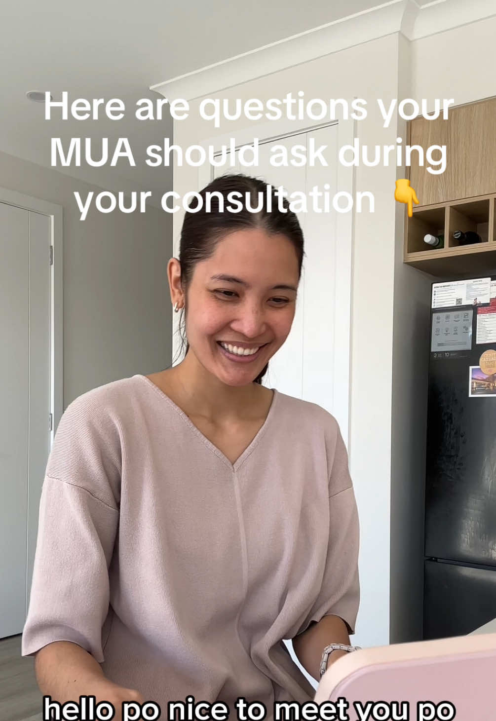 Brides, your consultation isn’t just about makeup it’s about understanding you and your vision 🤍 Here are the must-ask questions every makeup artist should ask you during your bridal consultation and it's not just about the look... MAKEUP-RELATED: 	1.	What’s your wedding theme and color palette? 	2.	Do you have any makeup inspiration photos or a mood board? 	3.	What’s your skin type and current skincare routine? 	4.	How do you usually like your makeup: natural, glam, soft, etc.? 	5.	What’s your dress style, neckline and accessories? 	6.	Will your wedding be indoor or outdoor (and at what time)? 	7.	Do you have any allergies or skin sensitivities? 	8.	How long do you need your makeup to last (morning to night, after-party, etc.)? 	9.	Would you like a trial for both ceremony and reception looks? 	10.	How comfortable are you with false lashes or heavier glam? NON-MAKEUP-RELATED (but super helpful!): 	1.	What’s your morning schedule, who’s getting ready first? 	2. Who will be with you during glam time (bridesmaids, family)? 	3. Will there be a photographer or videographer capturing the prep? 	4. Do you want me to stay for touch-ups after the ceremony or photoshoot? 	5. Any specific timeline details I should know (ceremony start, first look, etc.)? 	6. How’s your skin feeling lately, any stress or dryness? 	7. Is there anything you’re nervous about regarding your makeup? Every makeup artist is different but these questions helped me truly understand my brides and prepare for anything unexpected. Save this for your wedding prep and share it with your MUA. Happy wedding prep! 😉💕 #nabibeauty #makeupartist #makeupconsultation #bridalprep 
