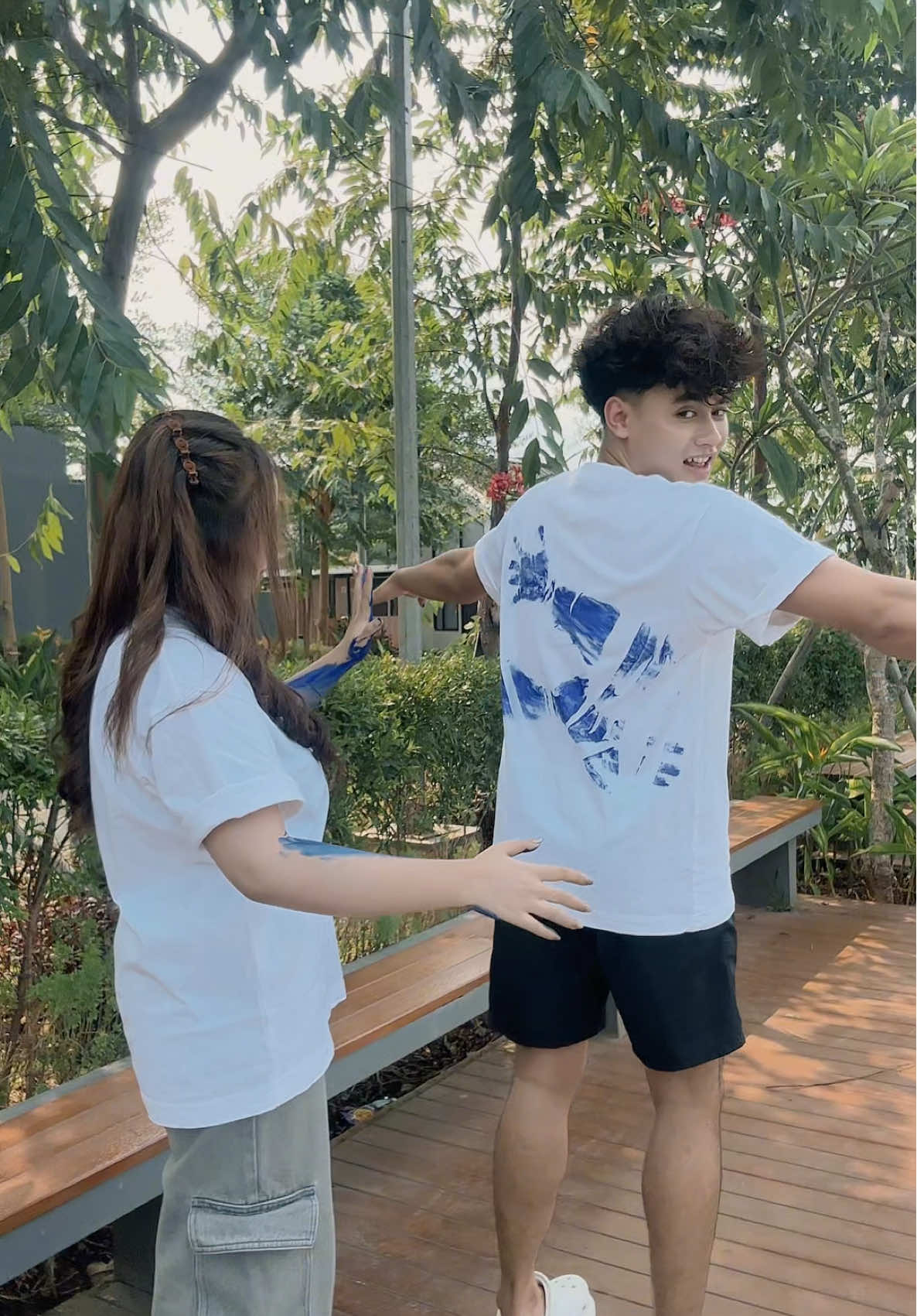 yeyy koleksi baruww🤍💙 #reyanzel 