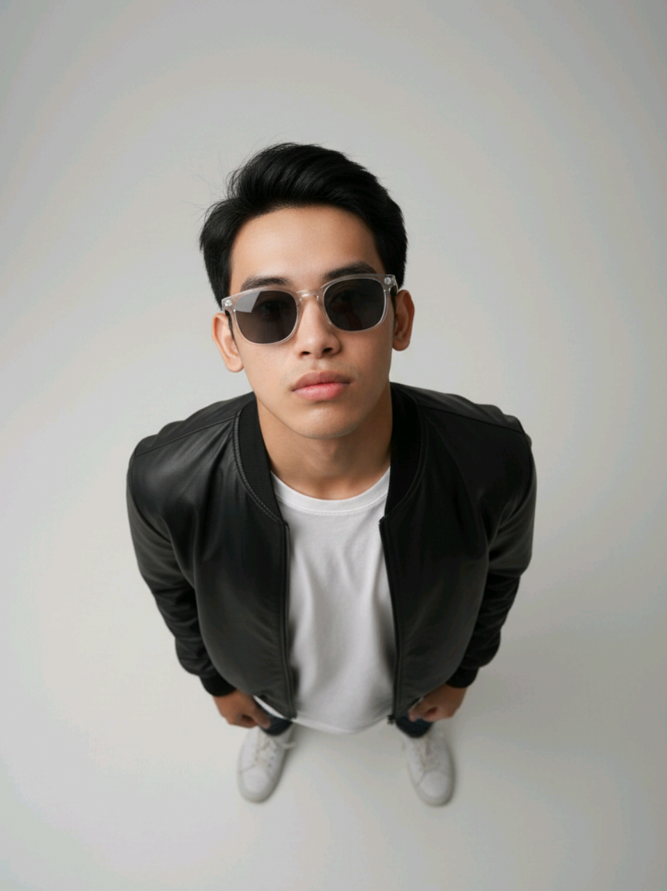 Tutorial membuat foto keren dengan AI: Langkah-langkahnya: 1. Masuk ke Google Chrome 2. Search google Gemini AI 3. Masukan foto orang yang akan di edit, klik tanda (+) 4. Masukkan prompt/ teks ini : Edit foto saya menjadi potret studio 4K sinematik. Pertahankan wajah aslinya. Pengambilan kamera dilakukan dari perspektif atas-bawah sudut tinggi, subjek berdiri di lantai studio dengan gradien halus. Ia memakai kacamata hitam dengan bingkai transparan, jaket hitam, dan kaus putih di dalamnya. Ia berpose natural sambil sedikit mendongak ke arah kamera dengan ekspresi netral. Pencahayaan studio profesional yang lembut menciptakan suasana minimalis, bersih, dan bergaya. Komposisi: karakternya kecil, hanya memakan sekitar 50-55% bingkai. Potret ultra-detail, resolusi 4K, bergaya pemotretan editorial profesional. 5. Klik send 6. Tunggu setelah muncul baru download (Apabila hasil kurang memuaskan ulangi lagi) #fyp #promtAI #Gemini #AI #promt #sorotan 