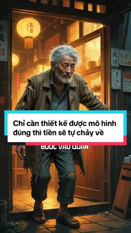 Chỉ cần thiết kế được mô hình đúng thì tiền sẽ tự chảy về #baihoccuocsong #trietlycuocsong #sachhay 