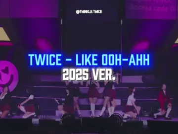 HAPPIEST ONCEEEE😭😭😭😭😭❤️ we got like ooh ahh 2025 ver todayy at 10th anniversary with  '10VE UNIVERSE' Fan meeting #twice #twice_tiktok_official @TWICE 