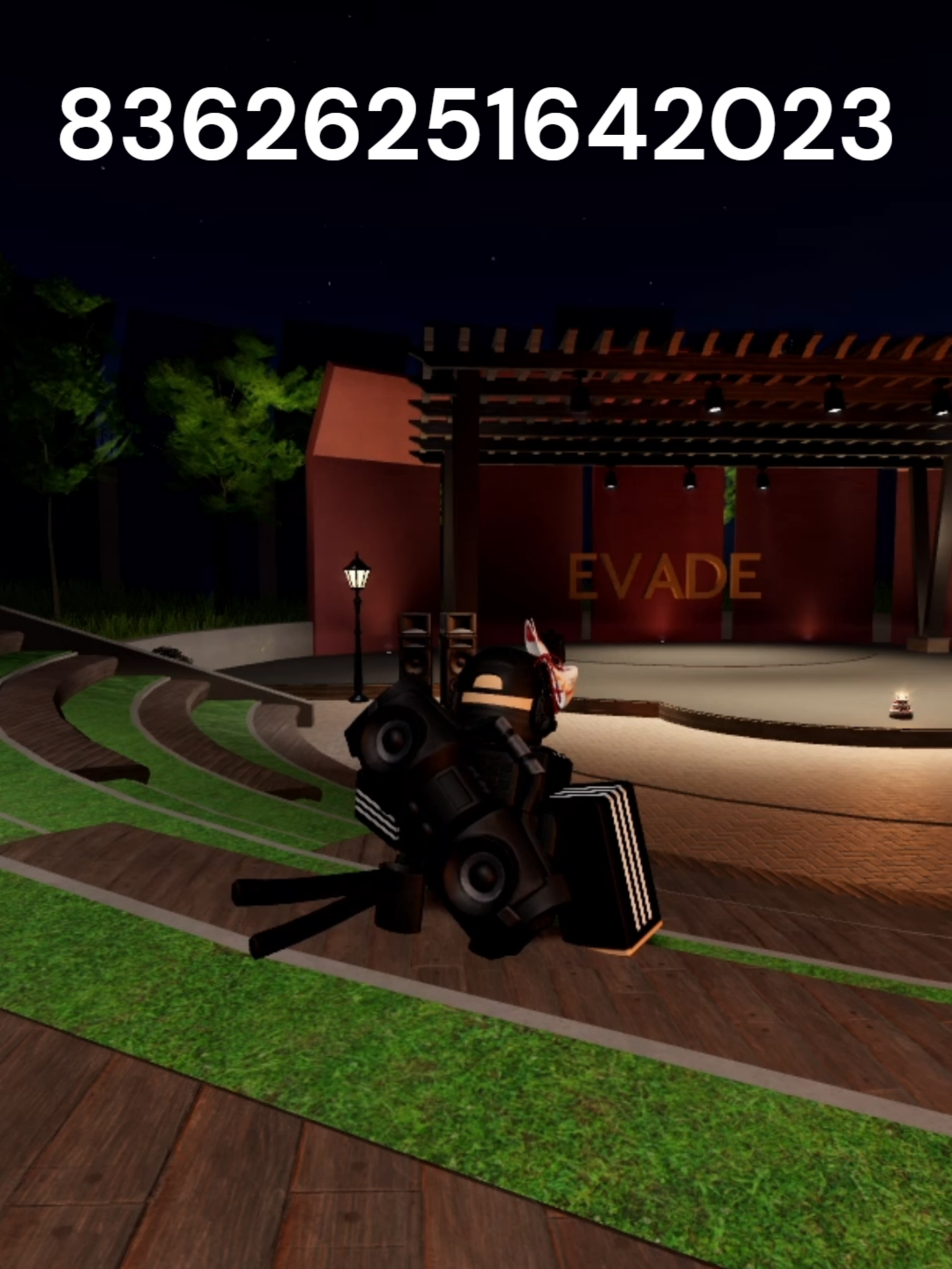 >_< boombox id: 83626251642023 #roblox #boombox #evade