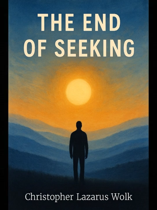 The End Of Seeking By Christopher Lazarus Wolk Download the digital book at www.stan.store/WokeOne# The mission of The End of Seeking is to awaken humanity from the illusion of separation and guide each reader toward the direct experience of truth, love, and unity. This work exists to dissolve the false identities, fears, and beliefs that sustain suffering, revealing the simplicity and freedom of pure being. Through teaching, reflection, and self-inquiry, this book invites every person to move beyond thought into presence and to live not as seekers chasing fulfillment, but as expressions of the infinite awareness that we already are. Its purpose is to serve as a mirror for awakening, a catalyst for compassion, and a reminder that enlightenment is not a destination, but the natural state of existence itself. #fyp #christconsciousness #theendofseeking #oneness