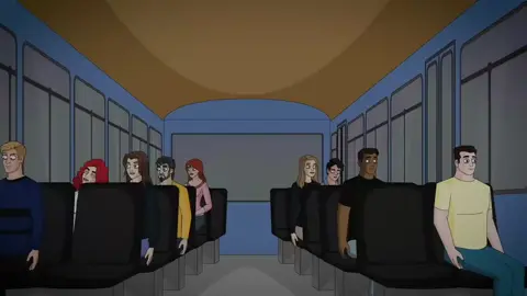 SCARY BUS EXPERIENCE ANIMATED HORROR STORY YT: Broccoli Animations 🥦  #horrortok #scarystories #fyp #horror #animatedhorrorstories 