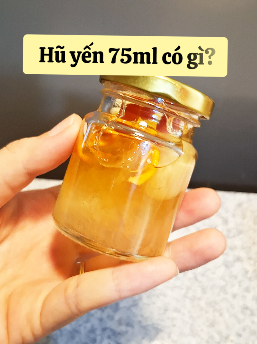 Hũ yến 75ml là Yến tươi-là các vị thảo mộc-cùng lời nhắn gửi yêu thương dành cho người thân yêu💝 #yếnchưngtươi #yếnchưngsẵn #yếnsào #yếnsàohànguyên #videotiktok 