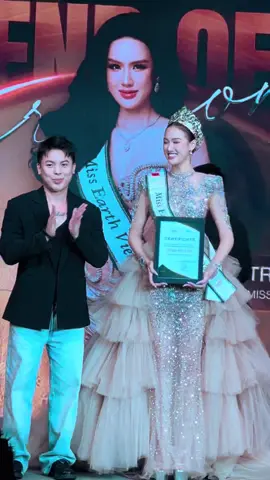 Trịnh Mỹ Anh nhận sash tham gia Miss Earth 2025 #muonmaushowbiz #xuhuongtiktok #trinhmyanh #missearth 