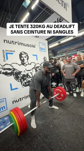 320KG SANS CEINTURE ? #deadlift #powerlifting #sbd #forceathletique 