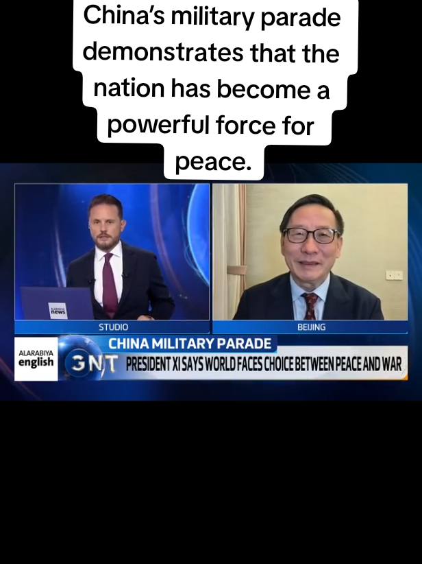 China’s military parade demonstrates that the nation has become a powerful force for peace.#goviral #chinese #america #global #politics 
