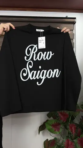 Áo Thun Tay Dài Long Sleeve Boxy THE ROW 250Gsm #aothun #xuhuong #macdepmoingay #phoidoxinh #fybシ 