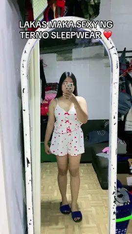 Lakas maka sexy ng terno sleepwear na to mura lang naka buy1 take 1 pa 