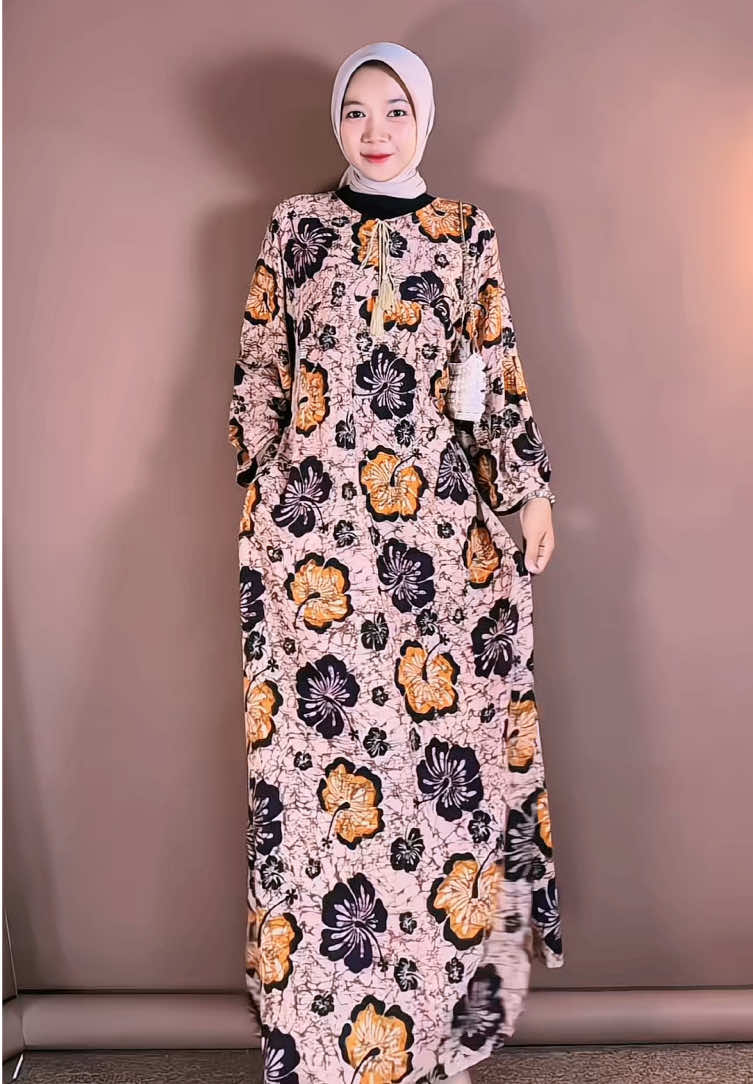 Dress Rayon Motif kekinina 😍#dresrayon #dressmurah #dress 