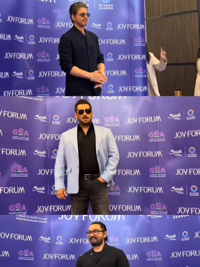 3 Khan of Bollywood Industry visit the Riyadh of Saudi Arabia #salmankhan #shahrukhkhan #amirkhan  #foryoupageofficiall #tiktokviral 