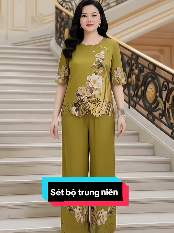 Sét bộ trung niên#dobonu #setboxinh #dobo #xuhuong #fyp 