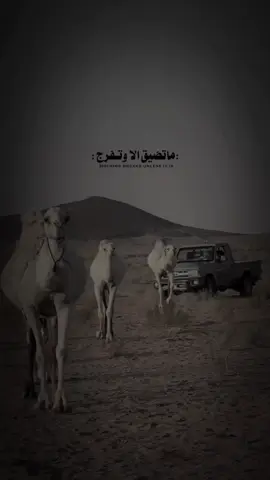 #ماتضيق الاوتفرج رحمتك تسبق عذابك #😎😎