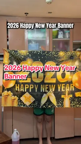 Maaga palang bumili na ako nitong Banner baka sa december magkaubusan na naman ng design at habang mura pa! #happynewyearbanner #happynewyearbackdrop #happynewyearbanner2026 #fypシ゚viral #fyp 