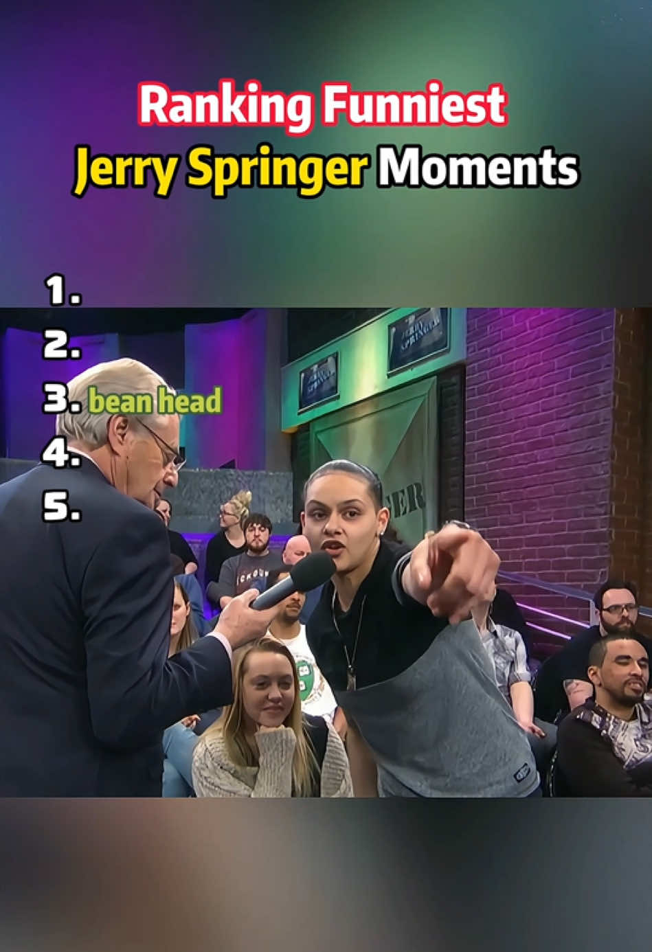 Ranking Funniest Jerry Springer Moments #ranking #jerryspringer #funny #tiktok #fyp 