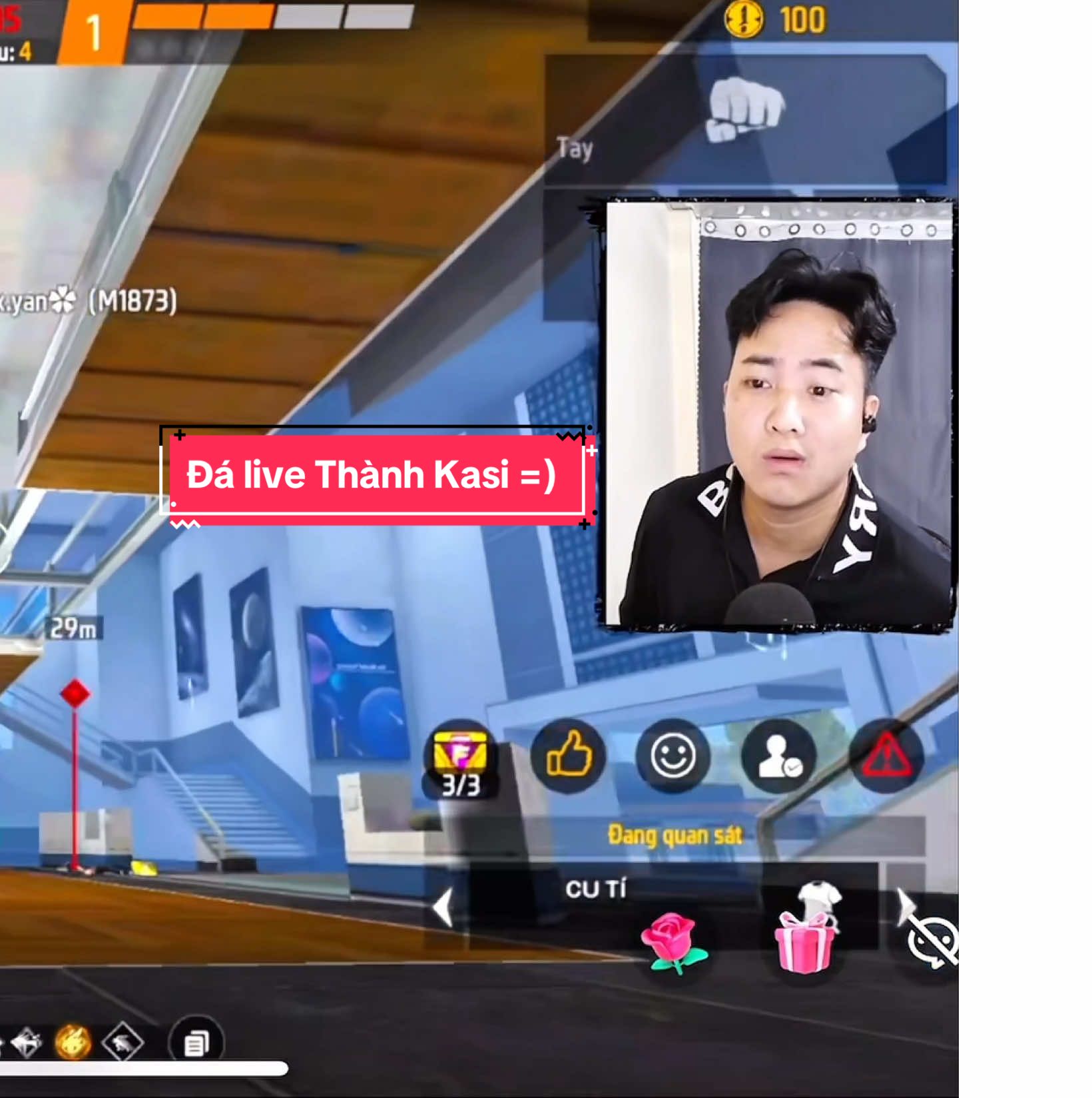 Đá Live @Thành KaSi #free_fire #highlight #cutiff 