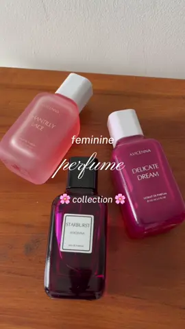 feminine perfume collection 🌸