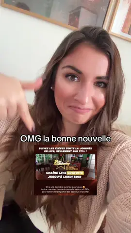 Live @Star Academy gratuit jusqu’à lundi soir + la possibilité de gagner des cadeaux exclusifs durant cette saison 😱 #staracademy #starac #staracademy2025 #staracademylive #staraclive 
