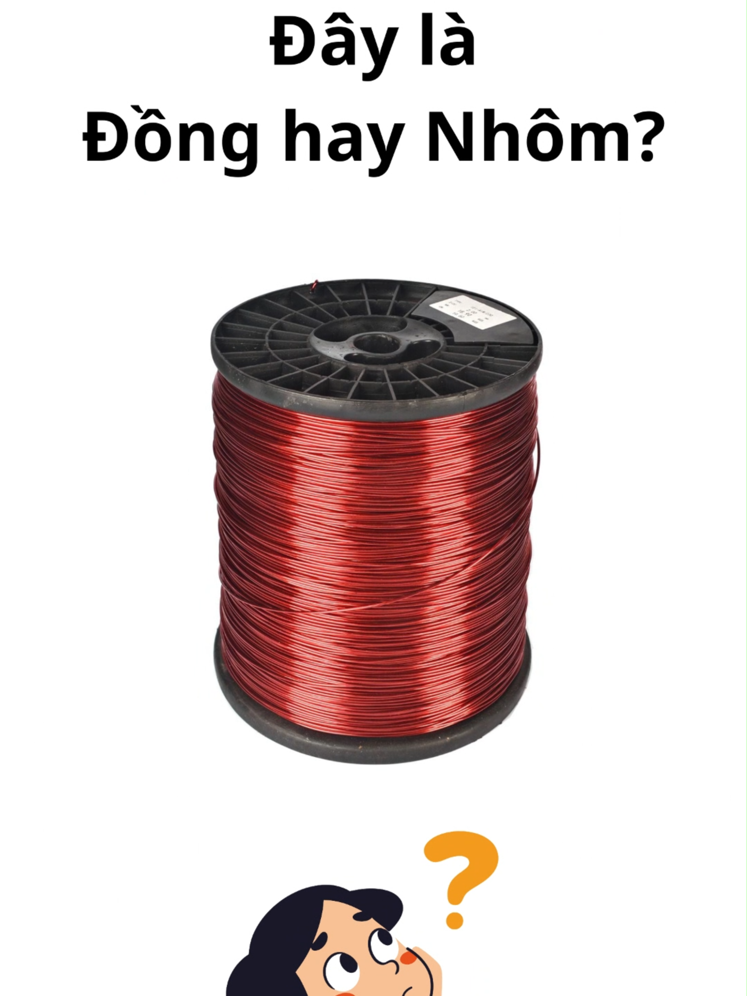 Nhìn vậy mà không phải vậy! Đố bạn biết cuộn dây này là đồng hay nhôm? #dongco #motor #daydong #daynhom #diencongnghiep #kythuatdien #kysutudonghoa #xuhuong #trending #viral #fyp #kienthucthuvi #LearnOnTikTok #tudonghoa #gac #tudonghoatoancau