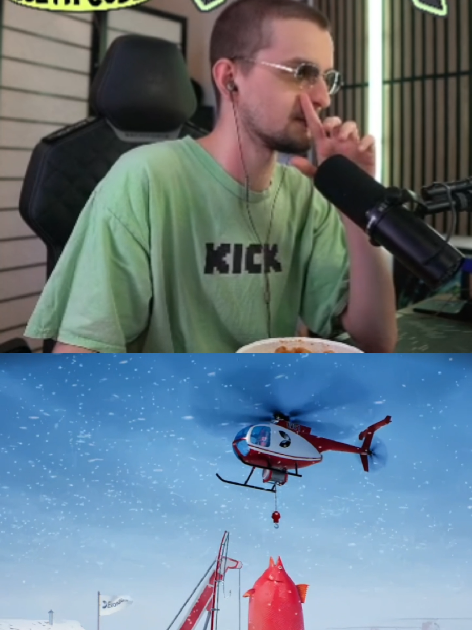 HE CAUGHT A LONG KNECK FISH  #fishing #Ice #Sea #viral #reaction 