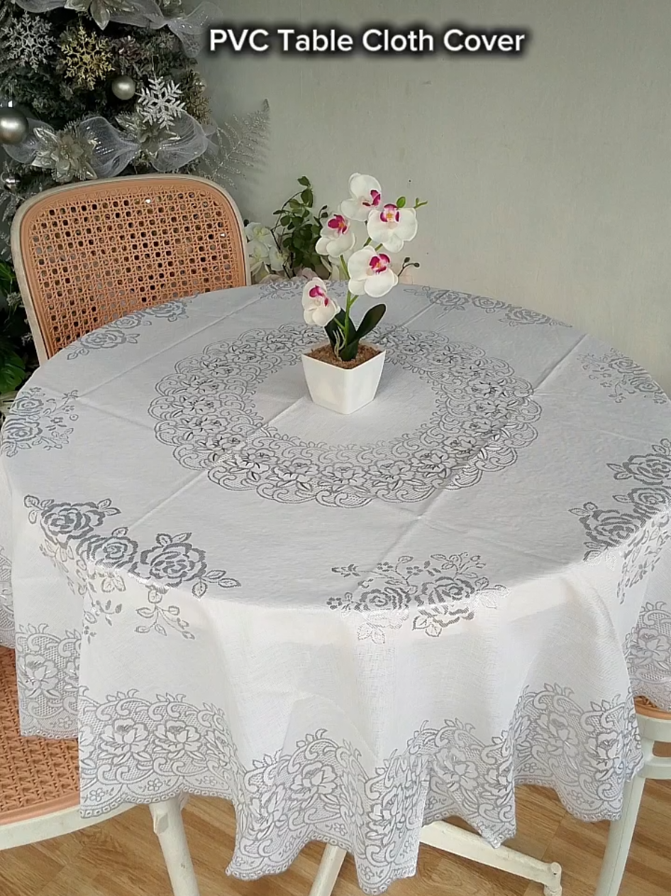 #pvcroundtableclothcover  #tablecloth  #tablecover  #tablecoverwaterproof  #mantelnglamesa 