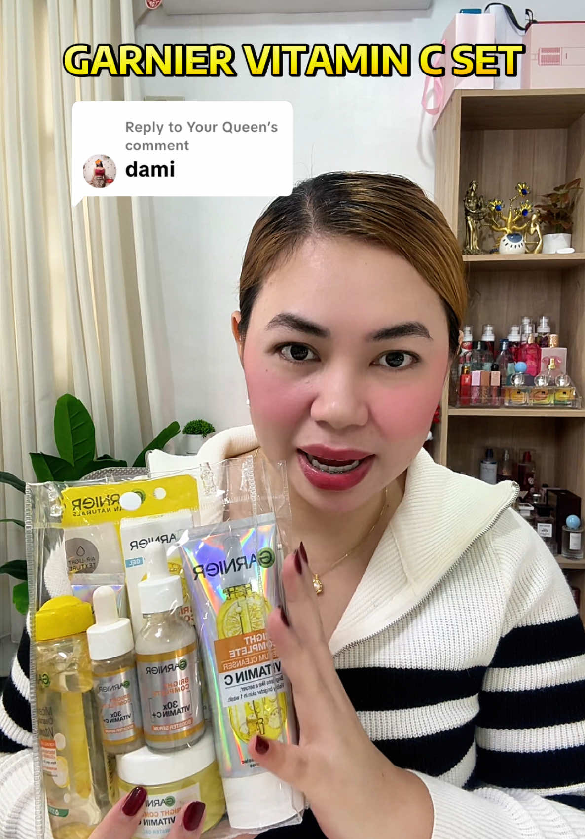 Replying to @Your Queen  GARNIER VITAMIN C SKINCARE SET #fyp #fypシ゚ #garnier 