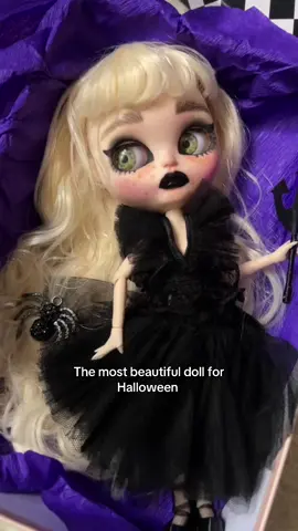 Guys, meet Belladonna … all the way from Japan 😍 #blythedoll  #dolls #fyp #goth #Witch  