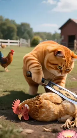 #creatorsearchinsights  #cat #aicat #funnycayvideo # cartoon # Orangecat #positivevibes 