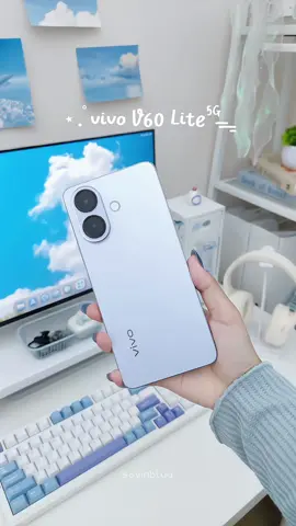 Unboxing Vivo V60 Lite 5G yang warnanya cakep bangett🩵✨ @vivo Indonesia  #vivo #vivov60lite #unboxing