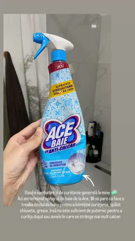 Voi ce produse mai folosiți pentru baie?  #curatenie #curateniadesambata #cleaning #curateniebaie #fyp 