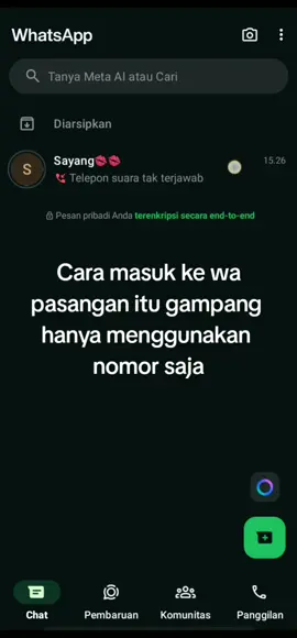 cara masuk ke wa pasangan 2025 #jasasadapwajarakjahu😜😜  #sadapsosmed#foryoupage #pan  #trikchatsaap 