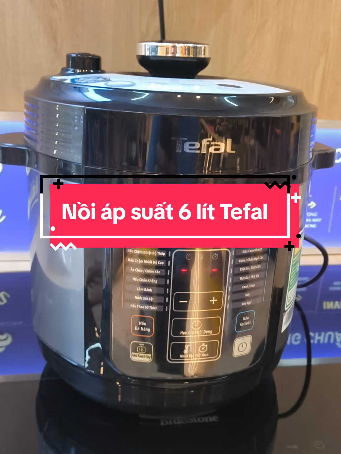 Nồi áp suất lớn Tefal 6 lít. Bảo hành 2 năm. Nấu nhanh,an toàn. #xuhuong #dobep #diengiadung #tefal #noiapsuat 