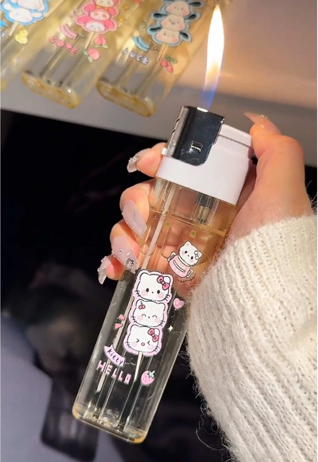 #hellokitty #cartoon #lighter #cutelighter #fyp 