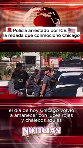 Policía arrestado por ICE: la redada que conmocionó Chicago #NoticiasUSA#Chicago#Redada#ICE#BreakingNews