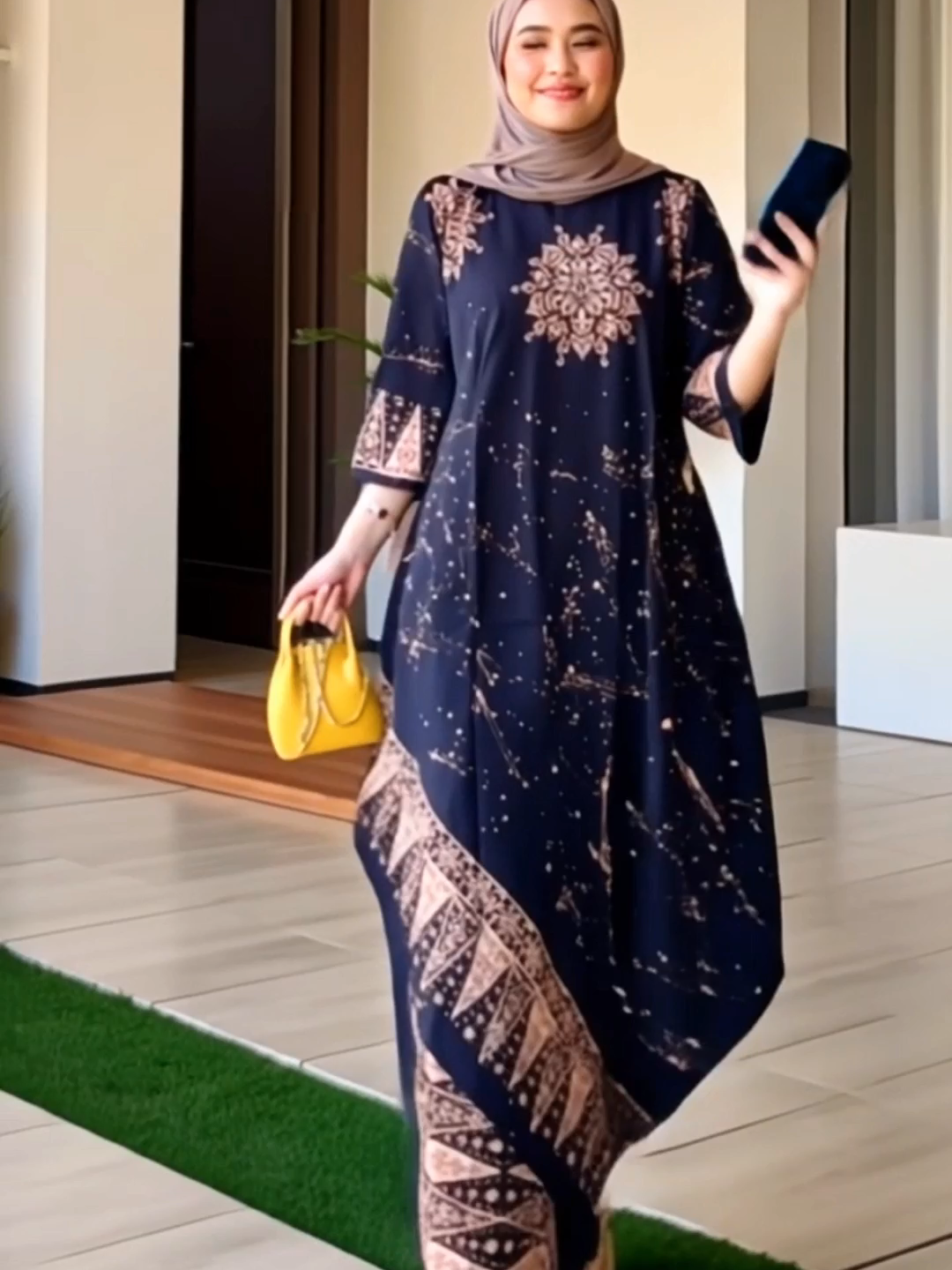 Fashion formal nggak harus kaku. #ootdhijab #gamismurah #onesetmurah #dressremaja #batikindonesia #batikmodern