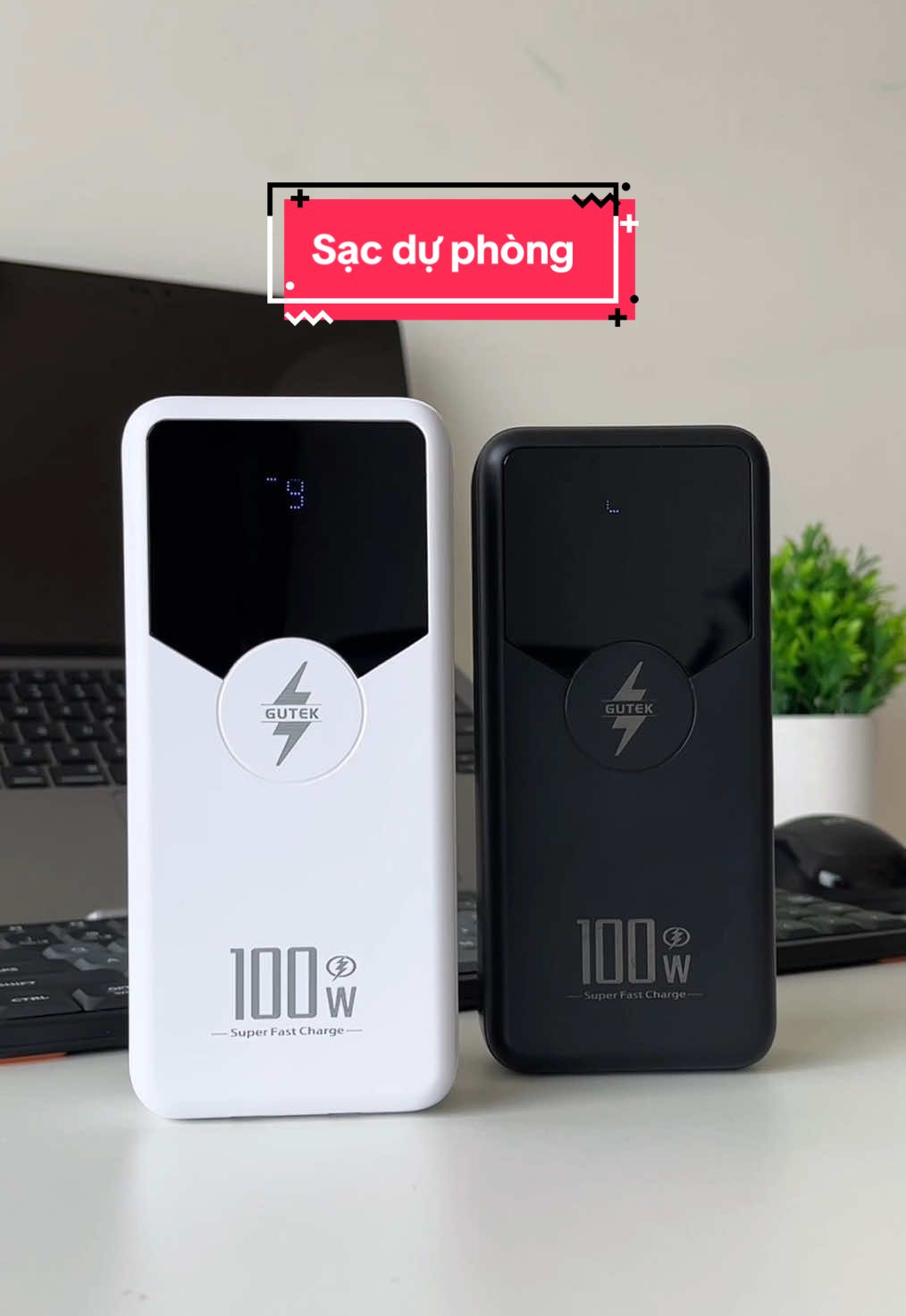 Sạc dự phòng 20.000mAh, sạc nhanh công suất cao, mọi người   tham khảo về dùng nha #sacduphong #sacduphong20000mah #review #hangoriviuu #xuhuong 