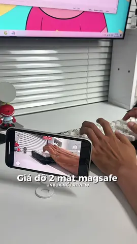 Giá đỡ 2 mặt magsafe #riviulv1 #review #unbox #unboxing #giadomagsafe 