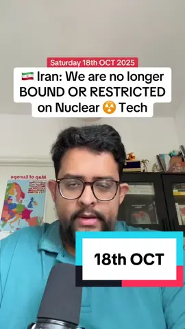 Iran has said it is UNBOUND now, as the JCPOA fully expires, with the Western Powers either unilaterally backing out (the USA) or snapping back sanctions (Western Europe). We analyse in this meaty piece!  Search #newsbaba for the latest news updates and breaking news coverage. #geopolitics #analysis #news #latest  