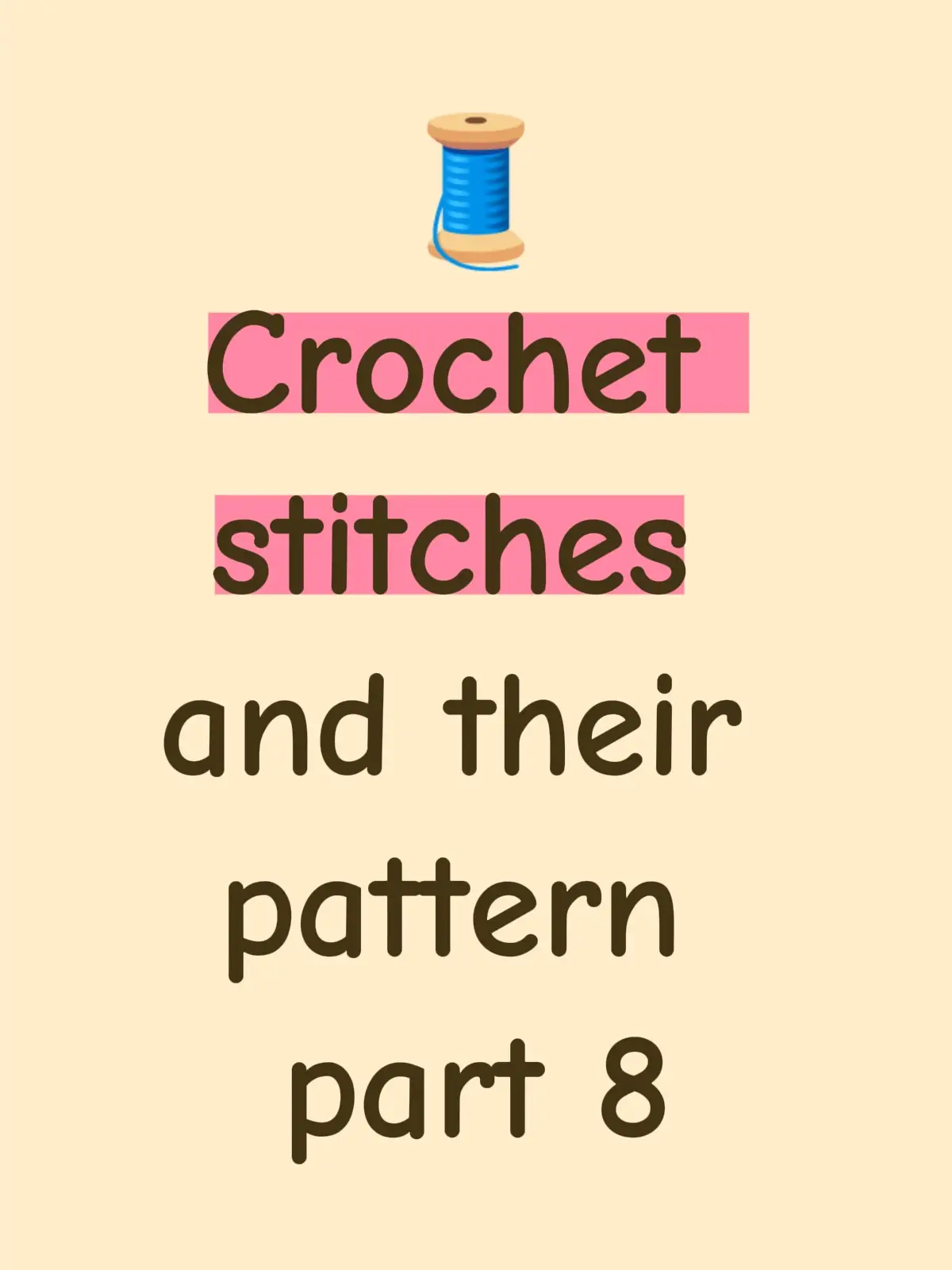 Yes  Crochet is creativity and we need to explore new stitches designs and pattern  Which thes stitches you can create designs, masterpiece and custom pieces  Guess what you are in the right place  Follow for more crochet tips  A lot of crochet tips is here and let's dive into the journey of crochet together  #crochetpattern #crochettok #crochetstitches #crochetforyou #crochettips 