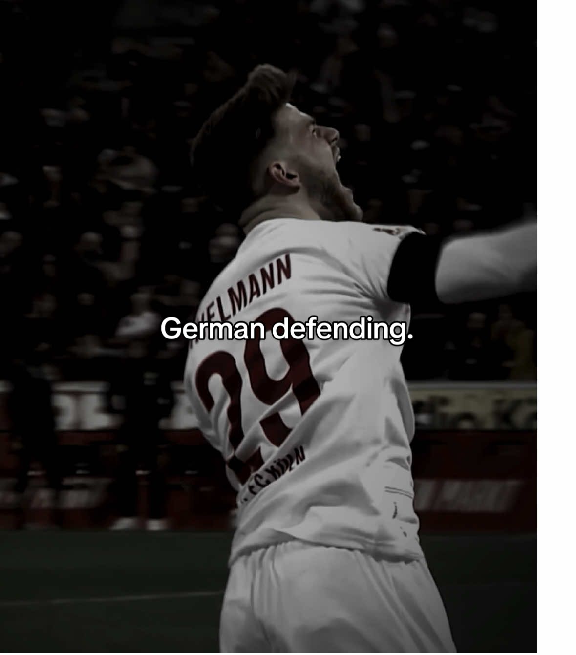 German defending.🔥☠️#tackle #theartofdefending #german #football #fyp 