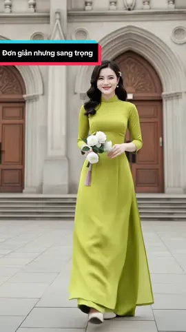 Áo dài lụa trơn Tây thi, đơn giản nhưng sang trọng, đơn giản mà thanh lịch #hoale4mua #aodai #aodaivietnam #aodaitruyenthong #aodaithietke 