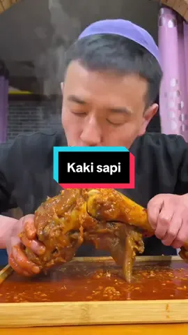 Mukbang kaki sapi pedas ala wakhaji🤤 #wakh #mukbang #sapi #kdm #mukbangvideo 