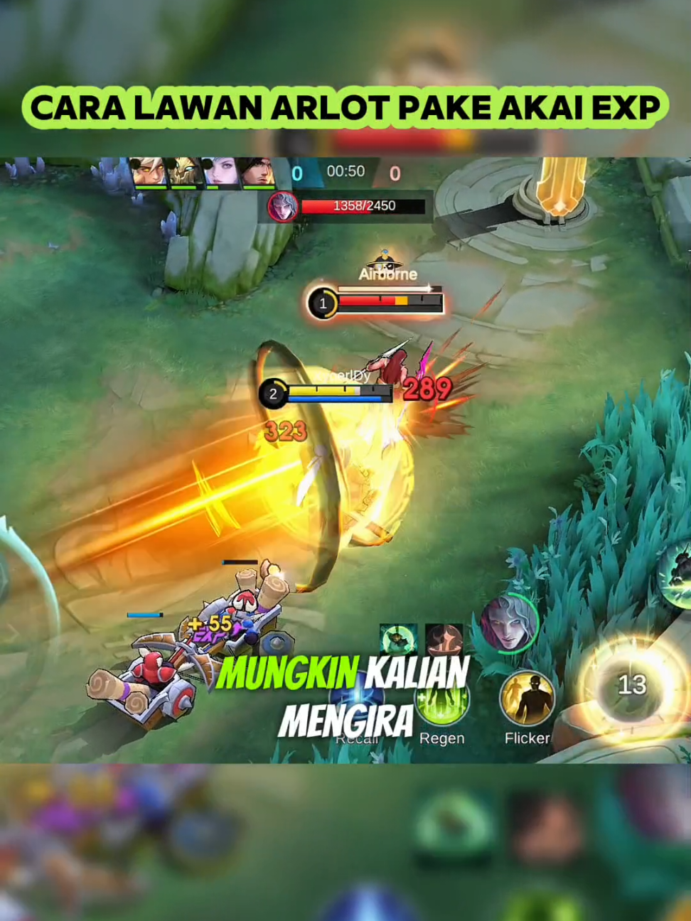 Vara lawan arlot pake akai exp #MLBB9TH #MLBB 
