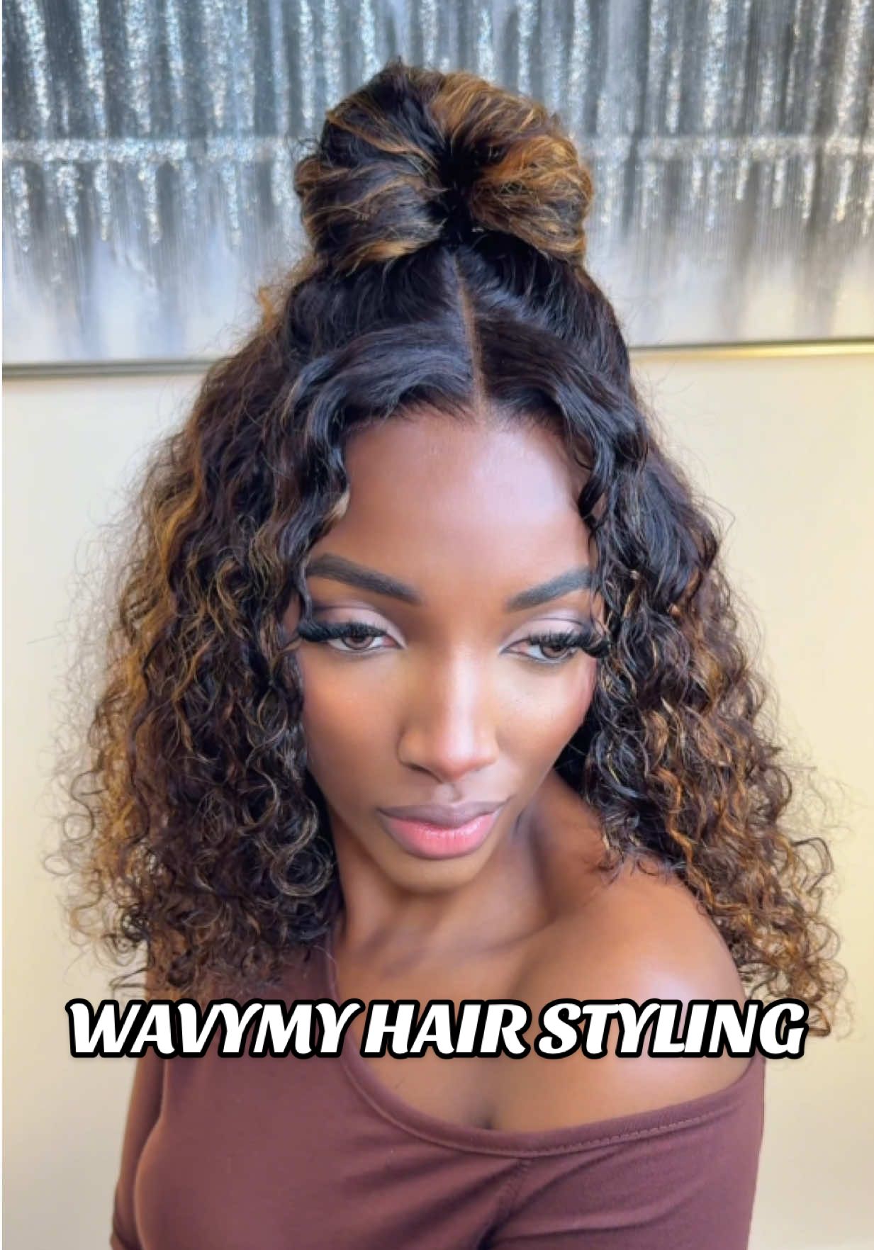 Ready in Seconds, Slay All Day  No glue, no stress — just wear & go!  Blonde highlights + natural hairline = effortless perfection 💛 @Wavymyhair Store @Wavymy hair  #Wavymy #WearGoWig #LaceFrontGoals