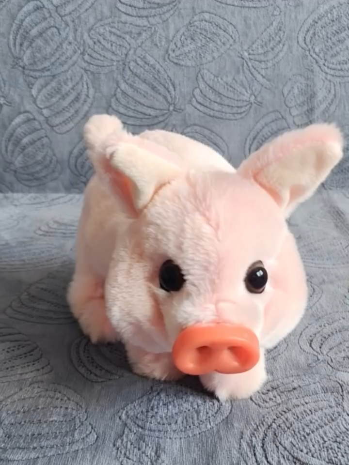 🐷 Cute, interactive, and stress-relieving—this little piggy is today’s happiness hack! 🧸