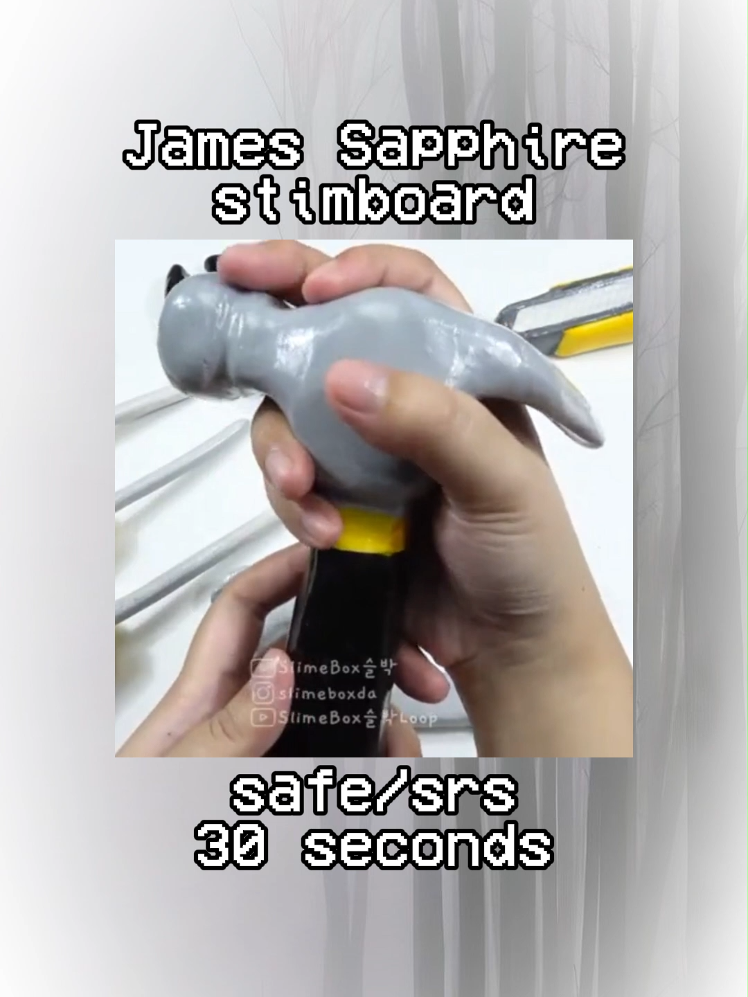 James Sapphire stimboard! || #blackpillcurse #jamessapphire #stimboard #stim #curlyheadjames #fyp #xyzcba #bonesmash @raccoonish_folk