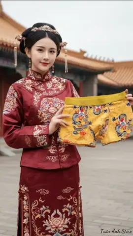 Long Xì hoàng bào - mặc vào là nắm cả giang sơn. #shopping10ka  #phukienthoitrangnam  #dolotnam  #quansipam  #xuhuongtiktok 