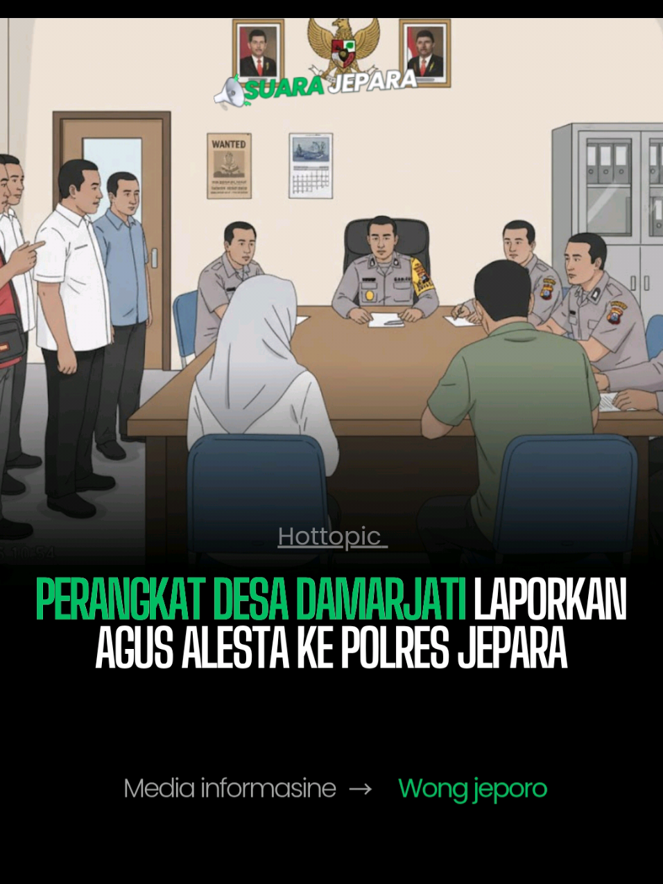 Seorang perangkat Desa Damarjati, Kecamatan Kalinyamatan, Kabupaten Jepara, bernama Nur Khalimah (41), resmi melaporkan dugaan kekerasan verbal dan intimidasi ke Polres Jepara. Laporan tersebut tertuang dalam Surat Tanda Terima Laporan Pengaduan (Rekom: Lap. Aduan/B51/X/2025/Res Jepara) yang diterbitkan pada 18 Oktober 2025. #suarajepara #jepara 